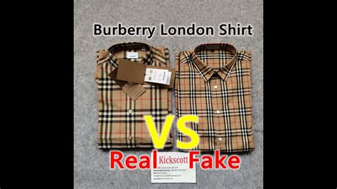 fake real burberry shirt|how to spot a burberry bag.